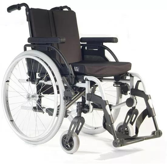 Breezy Rubix Self-Propelled Adjustable Wheelchair.